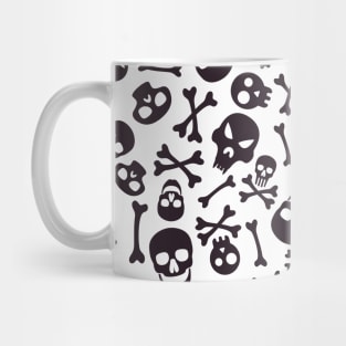 Halloween Skull Pattern Mug